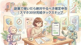 副業で稼いだら絶対やるべき確定申告 スマホ30分タックスナップ